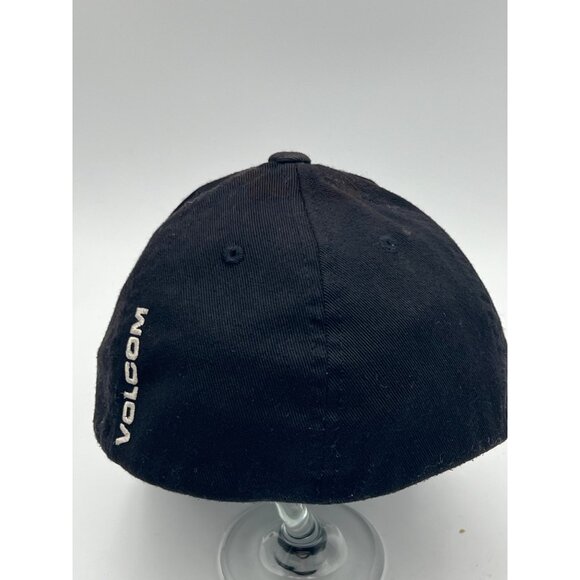 Volcom Kid Black Baseball Cap With White Embroidered Logo - Picture 7 of 15